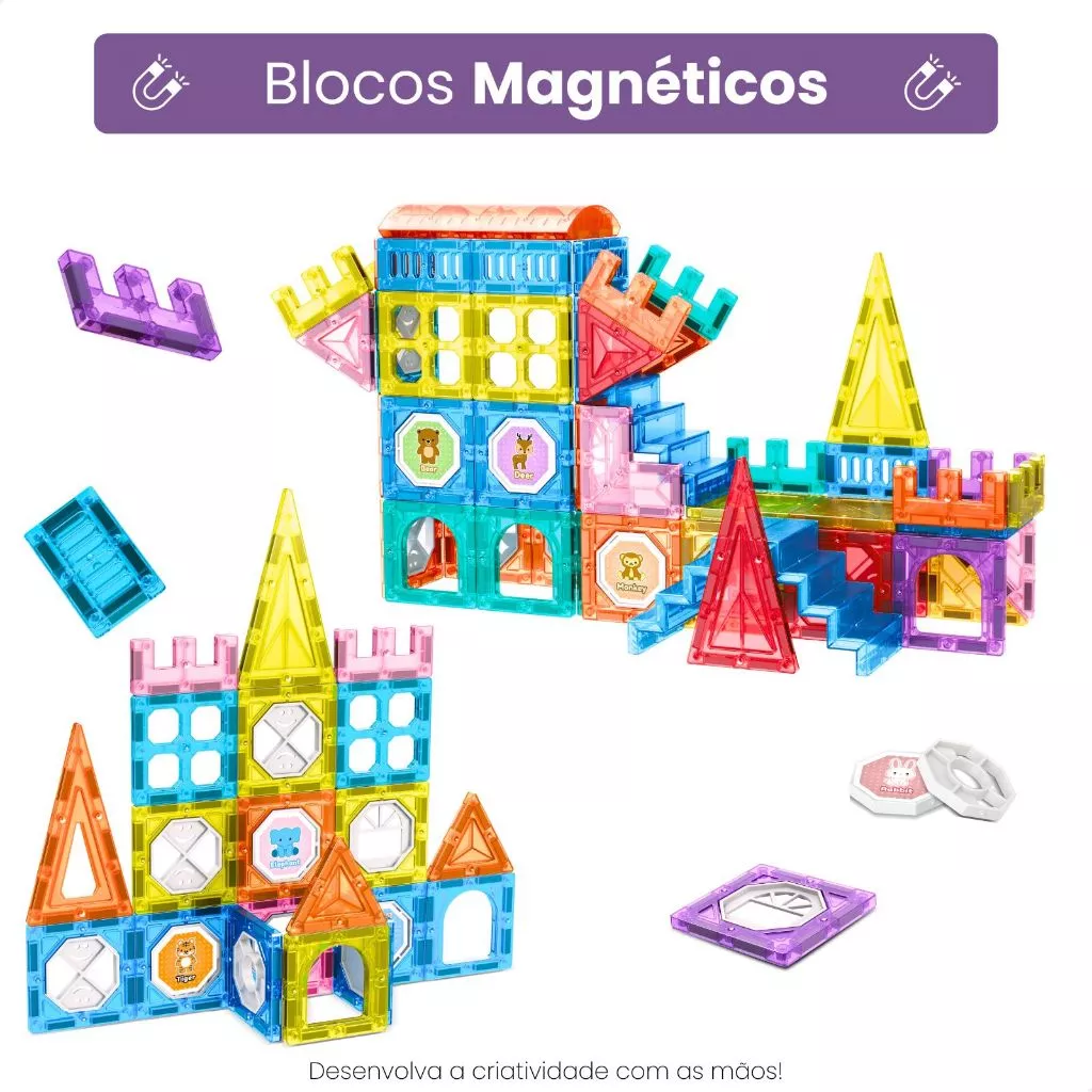 Blocos Magnéticos Educativos 2