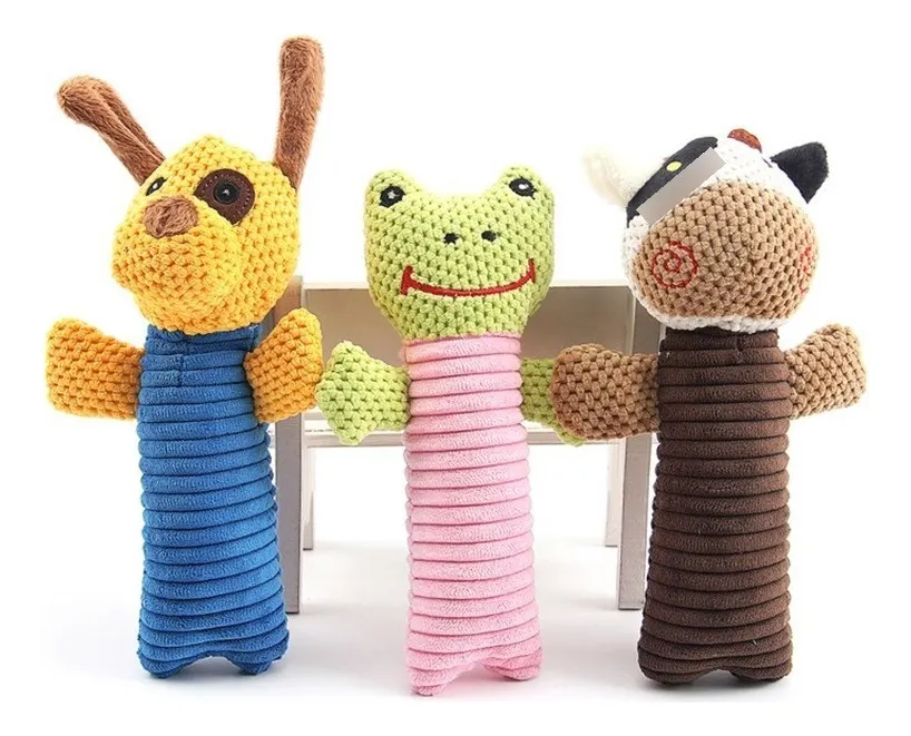 Brinquedo Bichinhos De Pelúcia Pet Cães Gatos Cachorros Cor Colorido Desenho Vaquinha