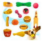 Kit 6 Brinquedos Para Filhote Cachorro Pet Mordedor