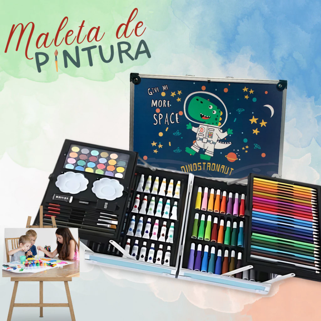 Maleta De Pintura Infantil Kit 4