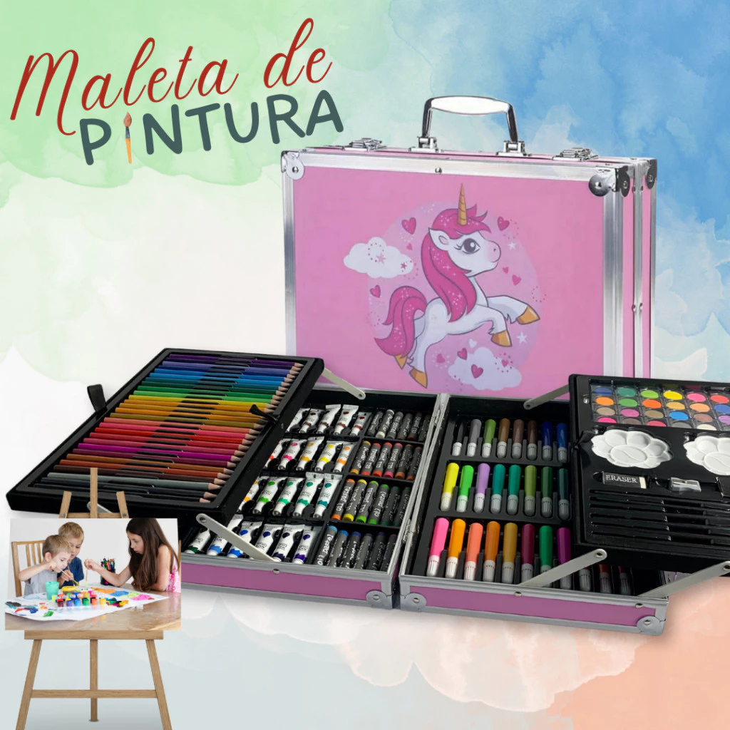 Maleta De Pintura Infantil Kit 5