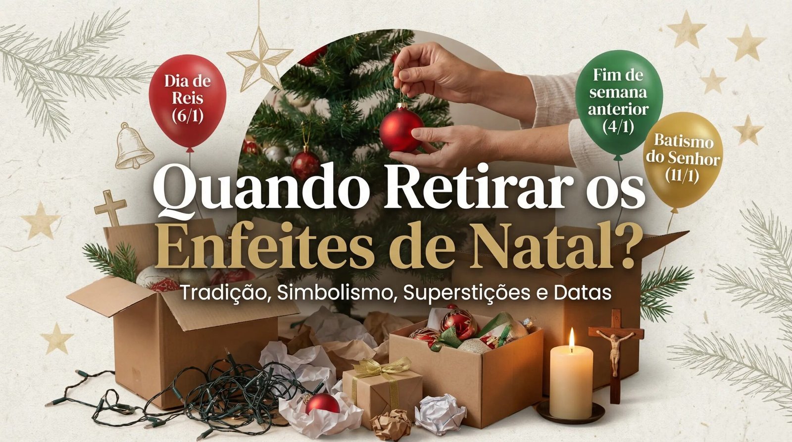 Retirar Enfeites Natal