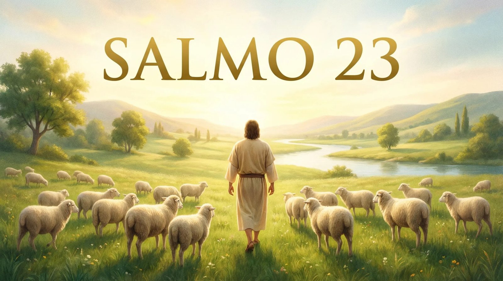 Representação do Salmo 23 - O Senhor é meu Pastor