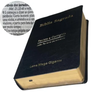 biblia sagrada rc letra mega gigante luxo preto